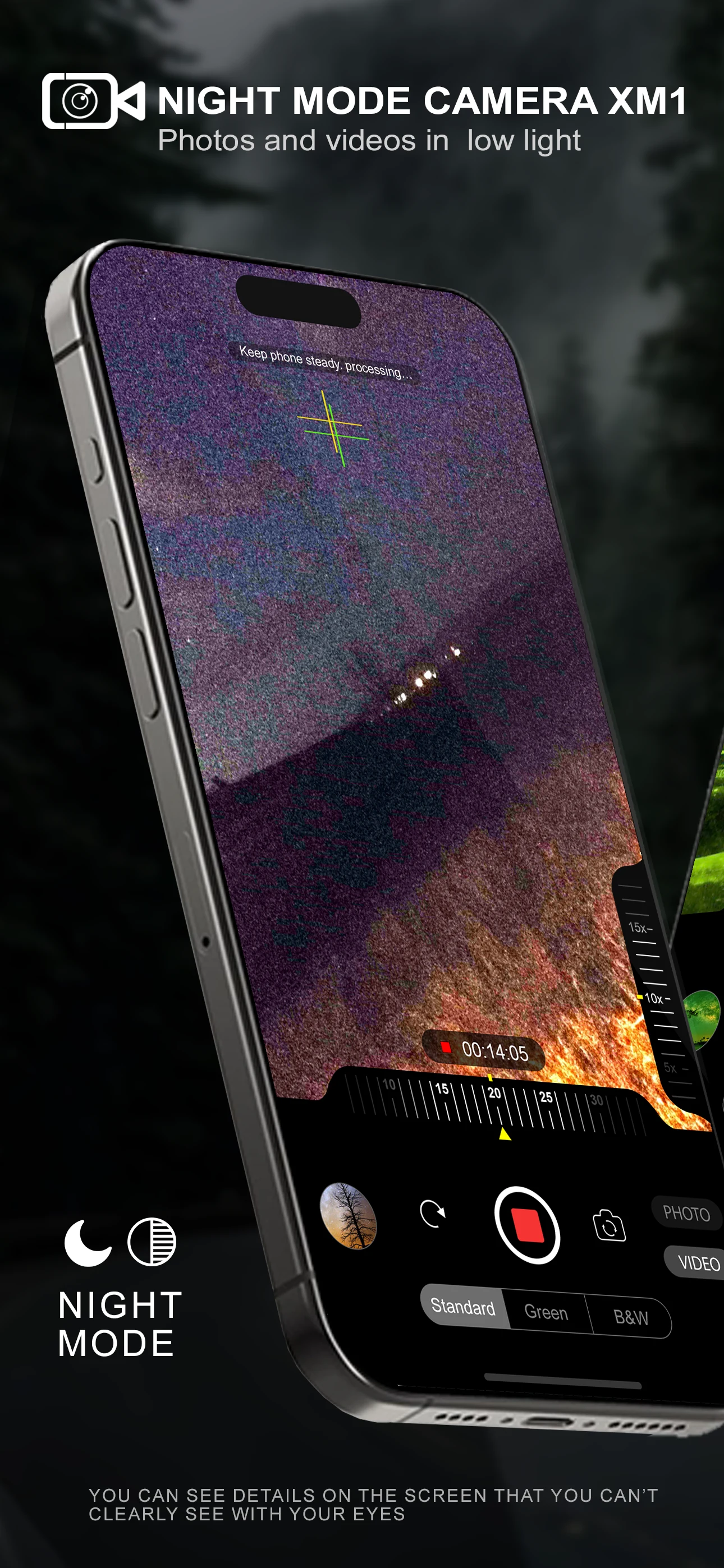 Night Mode Camera XM1 screenshot