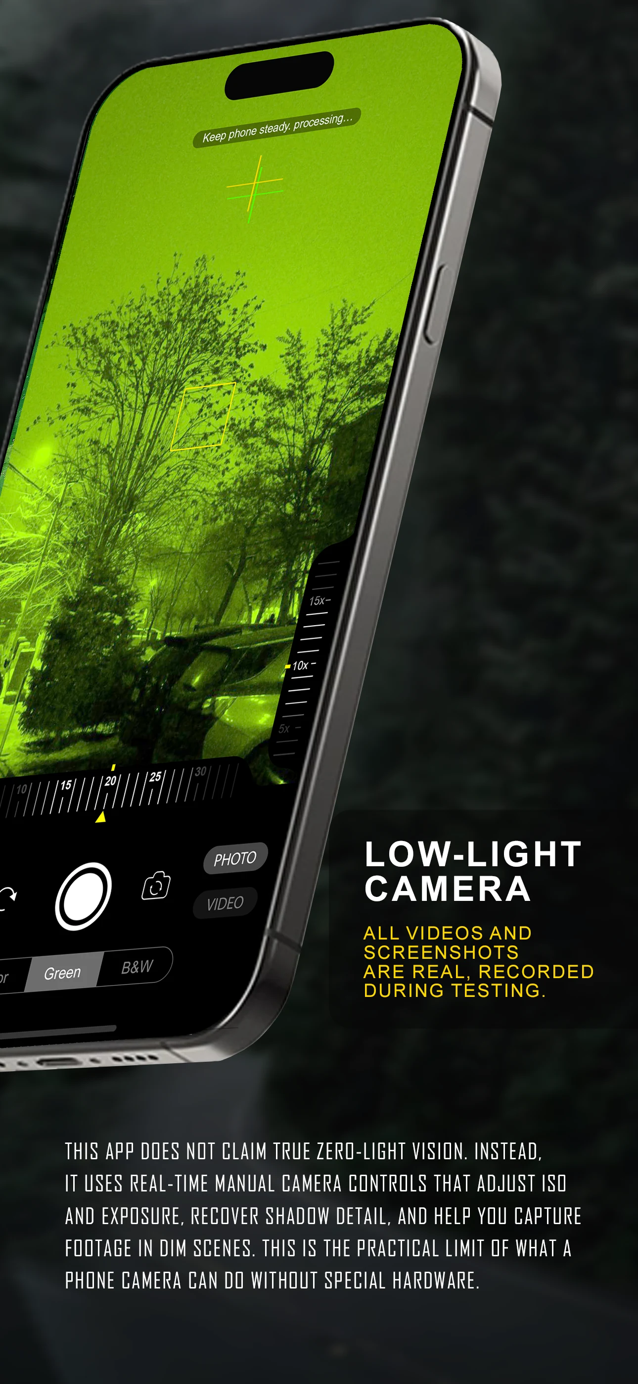 Night Mode Camera XM1 screenshot