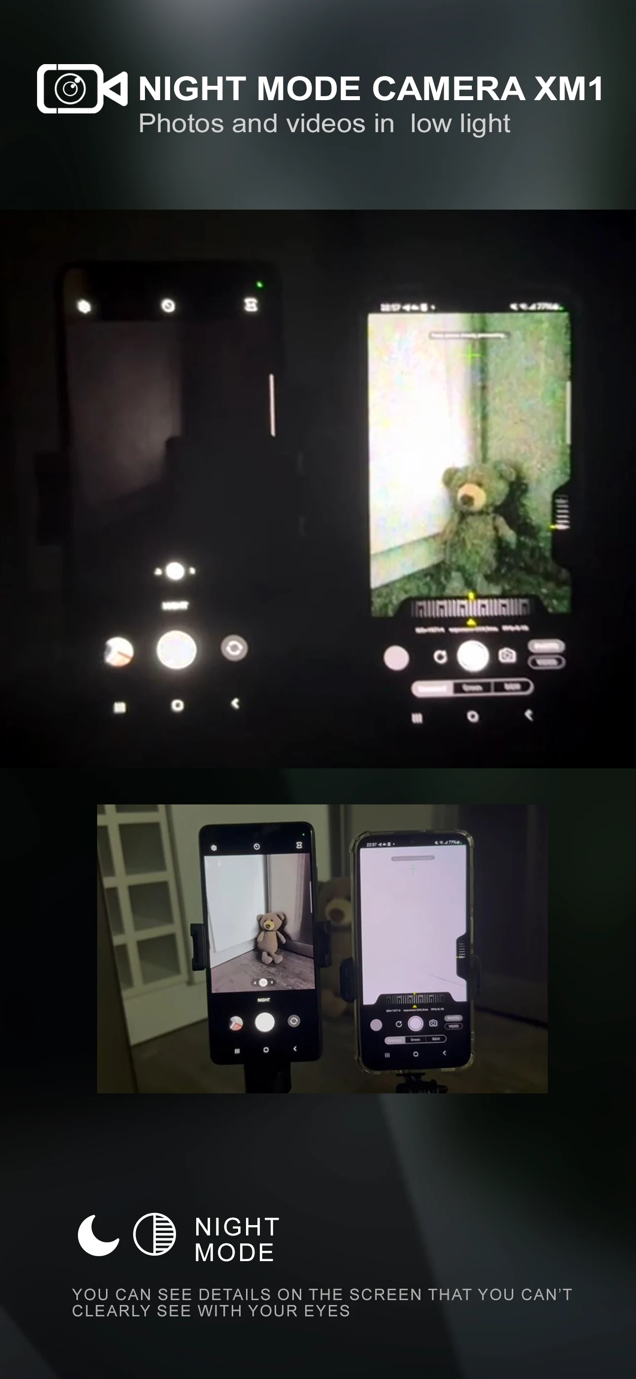 Night Mode Camera XM1 screenshot