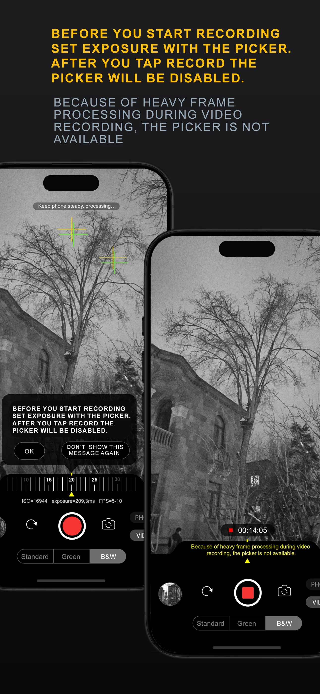 Night Mode Camera XM1 screenshot